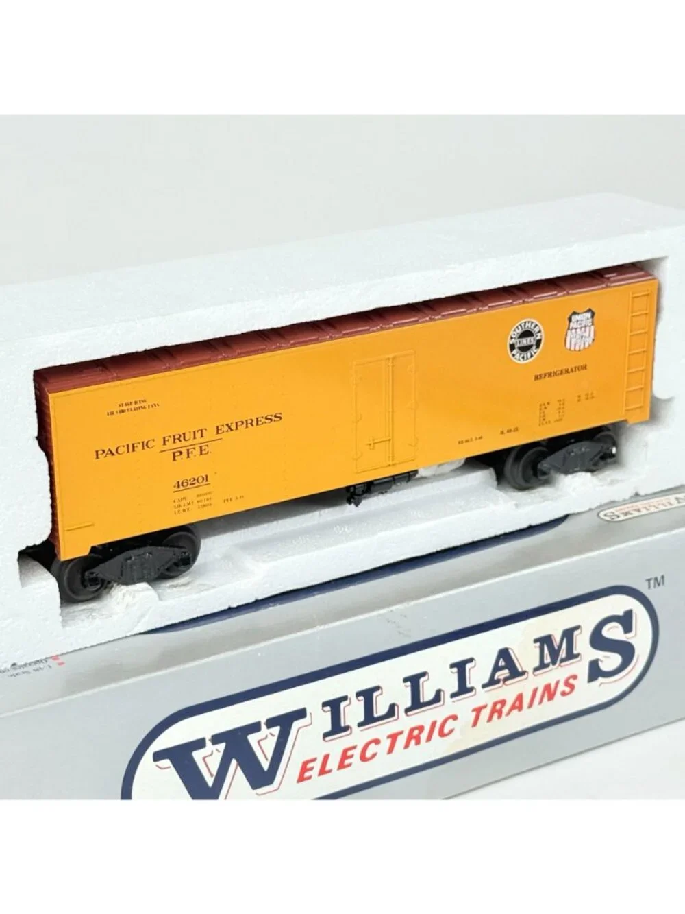 Bachmann Williams O Gauge Pacific Fruit Express 40Ft Refrigerator Car